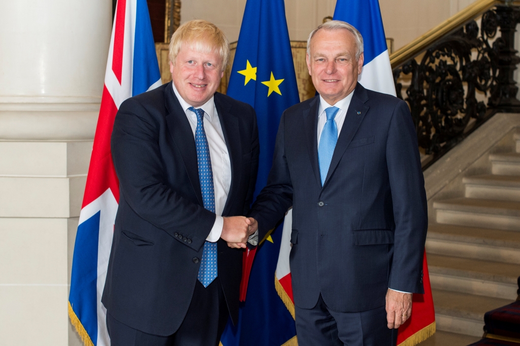 Jean-Marc Ayrault and the new foreign secretary discussed many topics but not BrexitJEREMY LEMPIN  REUTERS