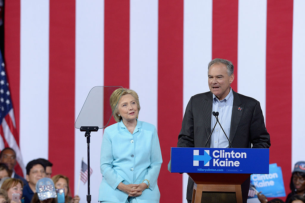 Roman Catholic bishop in Rhode Island criticizes Kaine