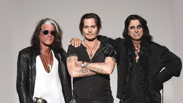 Joe Perry Johnny Depp and Alice Cooper are the heart of Hollywood Vampires. Special to The Forum