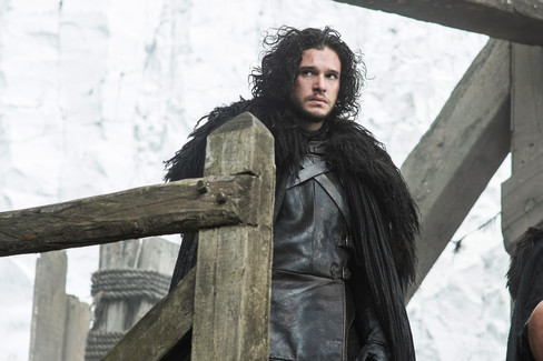 Jon Snow portrayed by Kit Harington on Game of Thrones