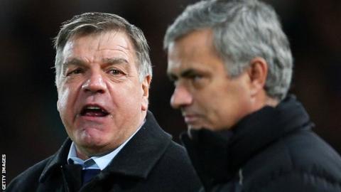 Sam Allardyce and Jose Mourinho