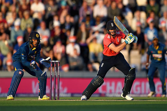 Josh Buttler led England to an eight-wicket victory in the T20 international against Sri Lanka