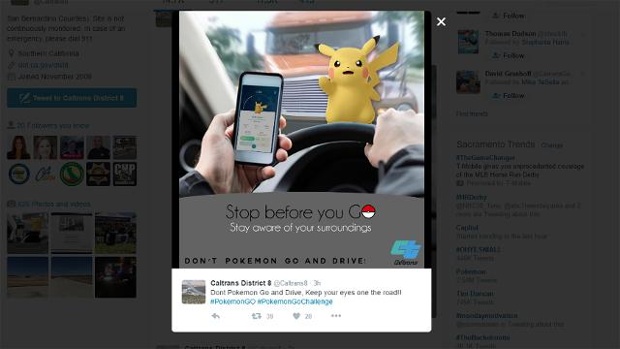 Don't Pokemon Go and Drive