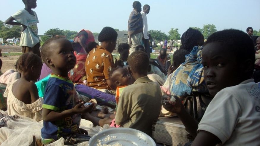 July 11 Displaced South Sudanese families seen in a camp for internally displaced people in the U.N. Mission in the country