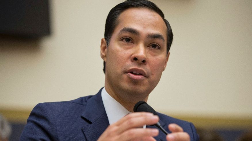 House and Urban Development Secretary Julian Castro testifies on Capitol Hill in Washington