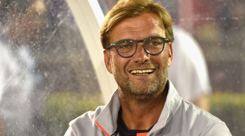 PASADENA CA- JULY 27 Jurgen Klopp manager of Liverpool during the International Champions Cup match between Chelsea and Liverpool at Rose Bowl