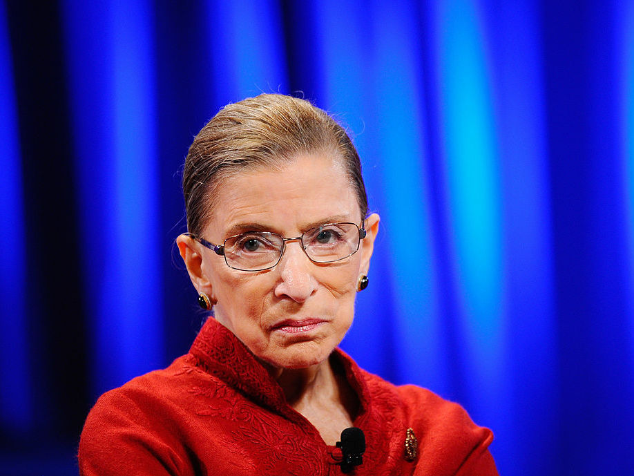 Justice Ruth Bader Ginsburg attends a conference in October 2010 in Long Beach California.   Kevork Djansezian    
  Getty Images