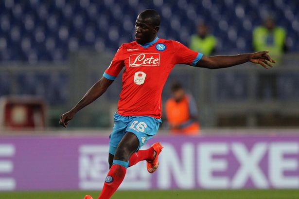 Kalidou Koulibaly in action for Napoli