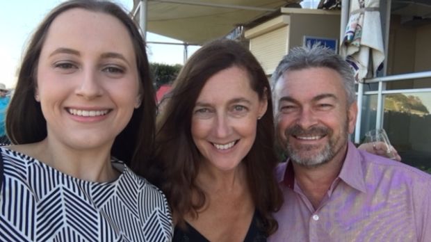 Karen and Borce Ristevski with their daughter Sarah