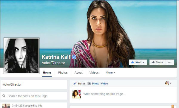 Stop everything! Katrina Kaif just joined Facebook