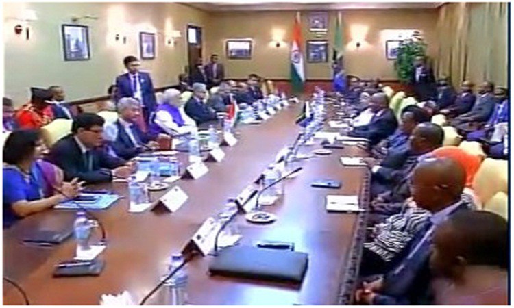 PM Modi hold delegation-level talks Tanzanian leadership in Dar-es-Salaam