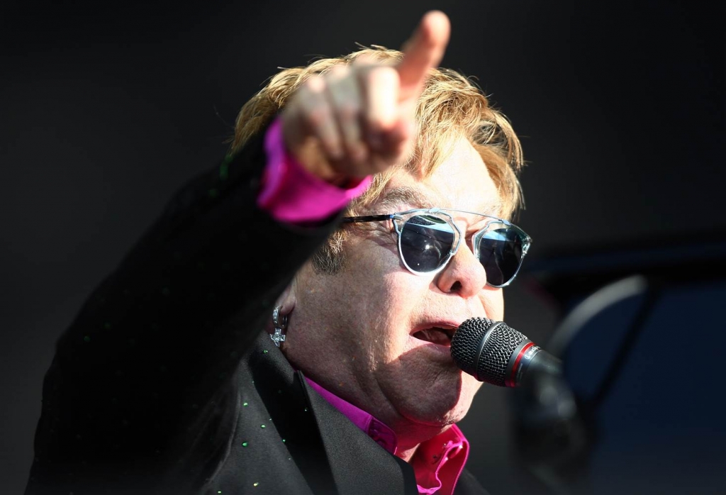 Elton John Performs Live At Longleat To Celebrate The Safari Park's 50th Anniversary