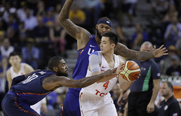 Team USA overpowers China 106-57 in friendly