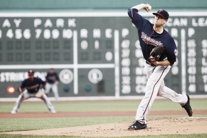 Kyle Gibson cools off Boston Red Sox hot bats as Minnesota Twins win 2-1