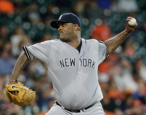 CC Sabathia #52 of the New York Yankees