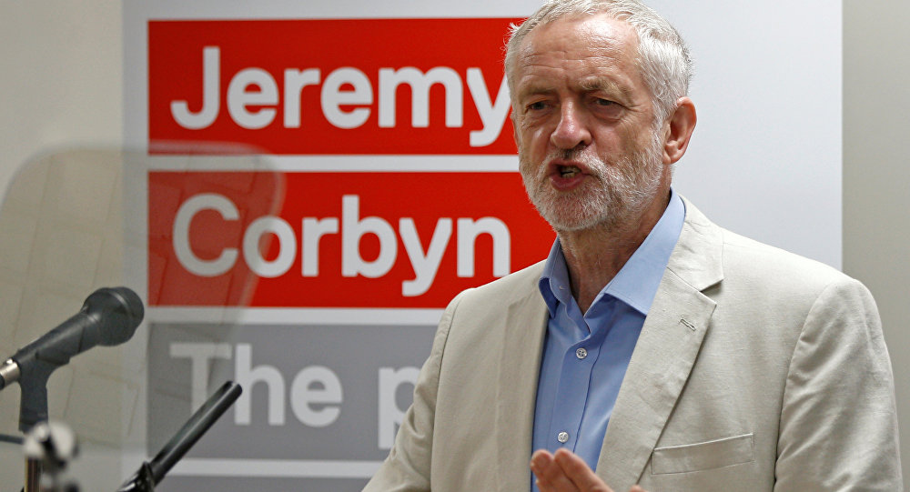 Leader of the Labour Party Jeremy Corbyn speaks at the launch of his new leadership campaign at the Institute of Education in London Britain