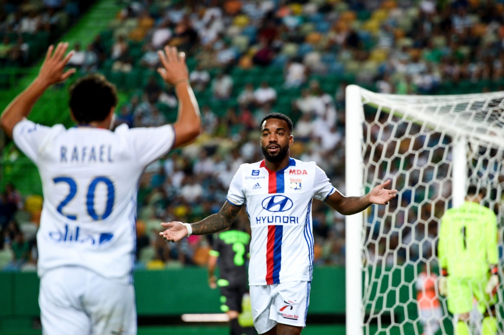 Lacazette scored for Lyon during a friendly against Sporting Lisbon on SaturdayPATRICIA DE MELO MOREIRA  Getty Images