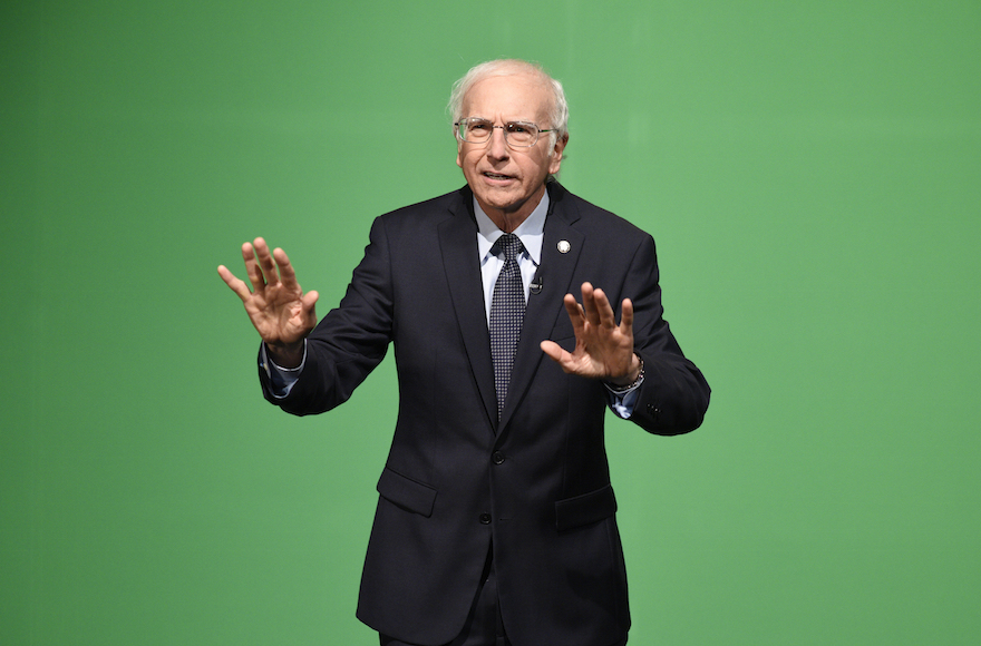 Larry David as Senator Bernie Sanders during a'Saturday Night Live sketch