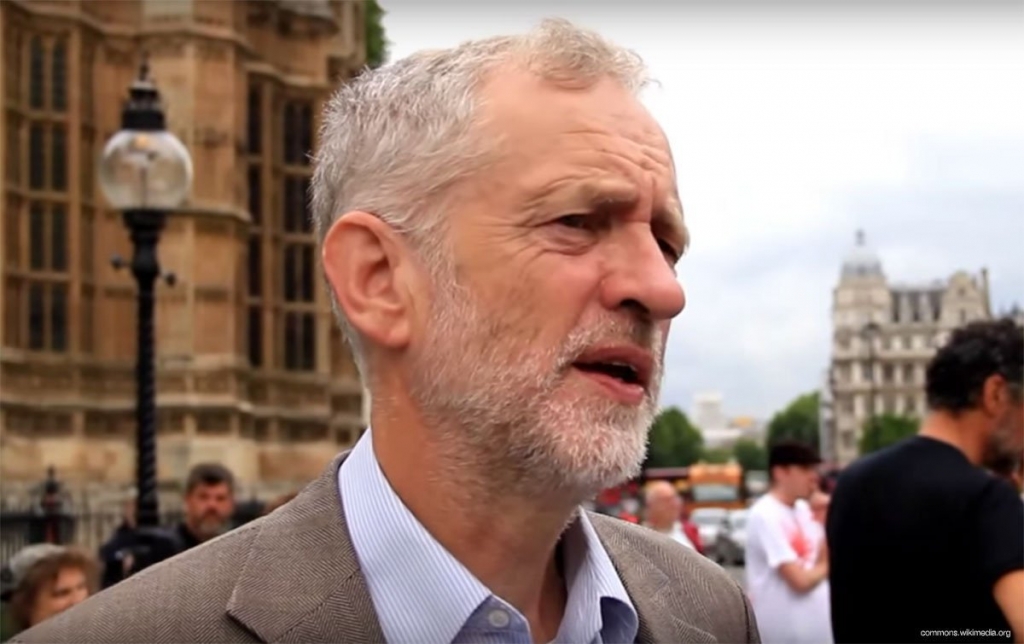 Leader of Britain’s Labour Party Jeremy Corbyn