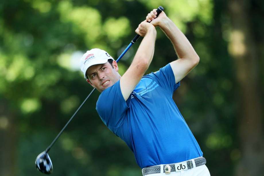 SPRINGFIELD NJ- JULY 29 Robert Streb of the United States plays his shot from the fifth tee during the second round of the 2016 PGA Championship at Baltusrol Golf Club