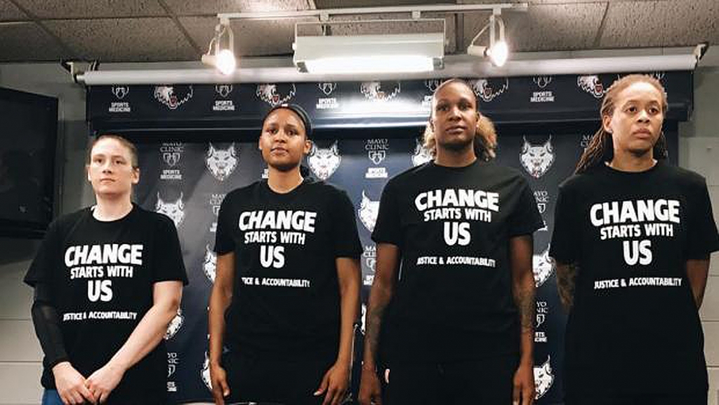 Minnesota Cops Walk Off Job After WNBA Players Warm Up In Black Lives Matter Shirts