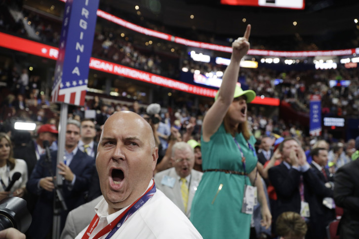 GOP turns to security, divisions on convention's first night