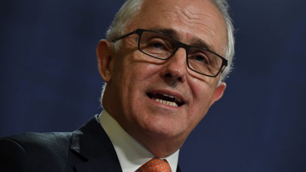 Malcolm Turnbull speaks to the media in Sydney on Sunday