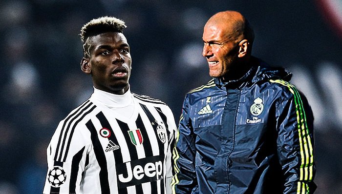 Zinedine Zidane Paul Pogba Juventus Real Madrid Pogba Transfer News