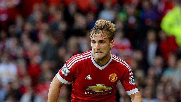 Manchester United's Luke Shaw has not made a first-team appearance since September