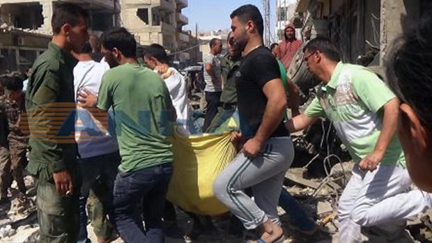 Many victims are'still buried under the debris, Omar al-Qaqoub director of the Qamishli National Hospital said