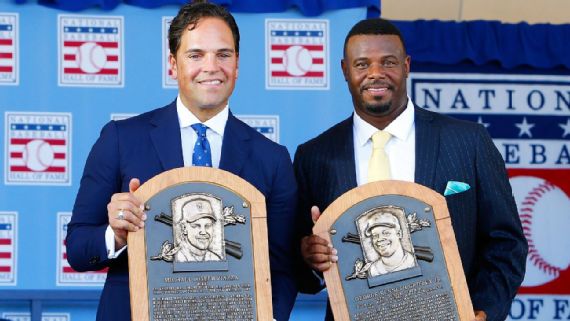 Ken Griffey Jr. inducted into the baseball Hall of Fame