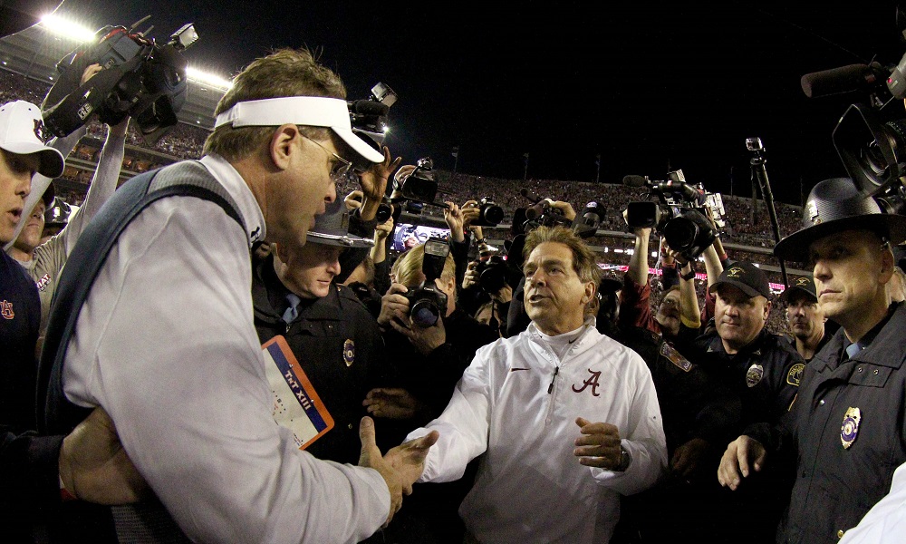 Gus Malzahn Nick Saban