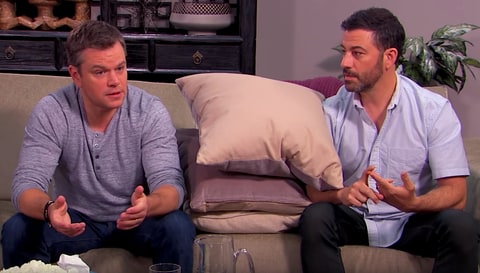 Matt Damon and Jimmy Kimmel