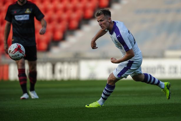 Matt Ritchie of Newcastle United in action against Doncaster Rovers