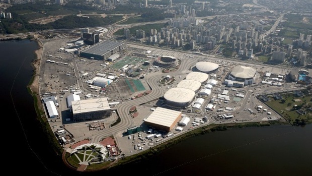 July 2016 aerial of Rio's Olympic Park