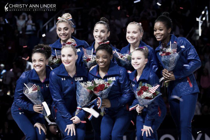 US Women's Gymnastics Olympic Trials Simone Biles claims top spot as US Olympic Team is announced