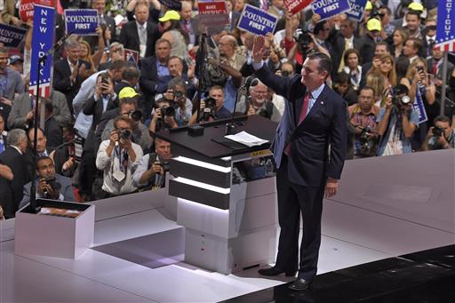 Ohio Gov. John Kasich left and Donald Trump right speak to reporters after a Republican presidential primary debate hosted by ABC News at Saint Anselm College in Manchester N.H