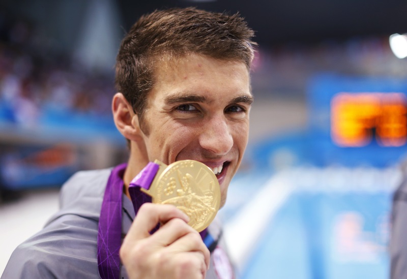 Michael Phelps at the 2012 Olympics