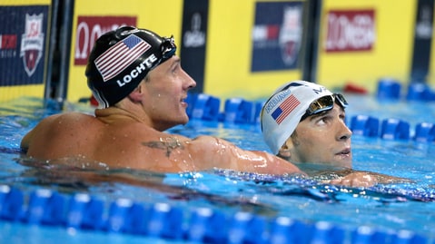 Ryan Lochte and Michael Phelps