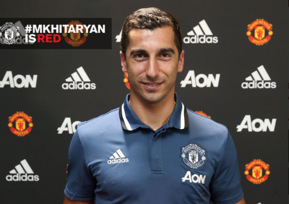 Breaking Mkhitaryan joins Man United on four-year deal