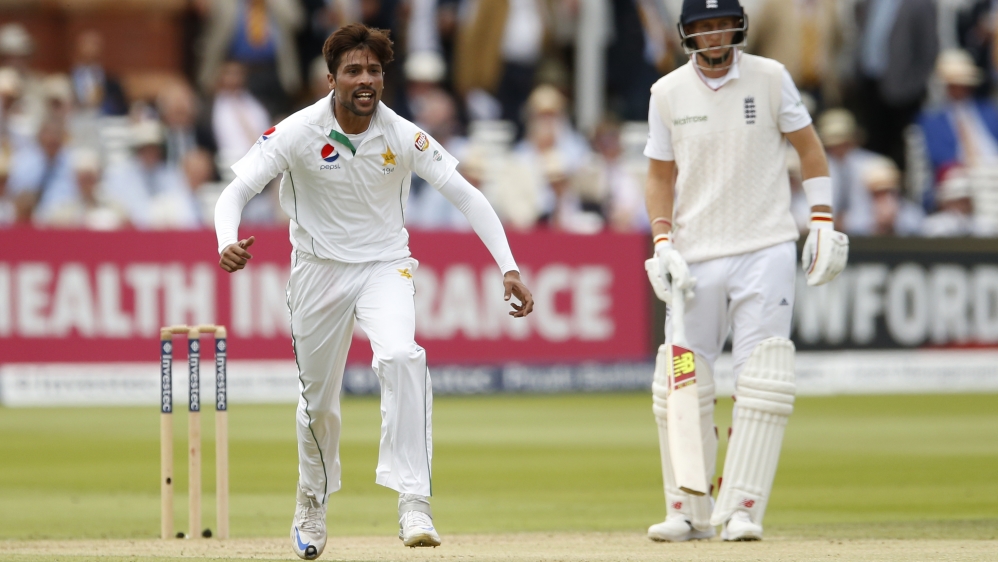 Mohammad Amir completed his return to Test cricket by taking the final wicket of the match