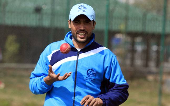 Mohammad Amir during training