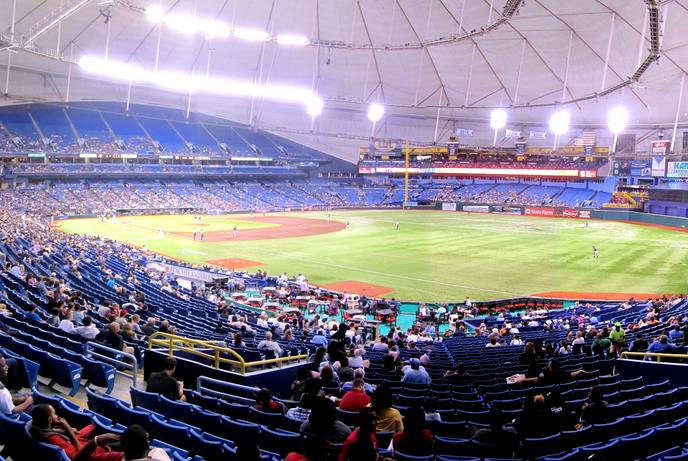 Tropicana Field in St. Petersburg FL