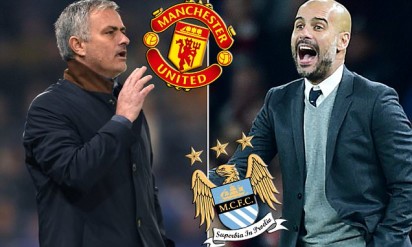 Mourinho vs Guardiola Manchester City vs Manchester United