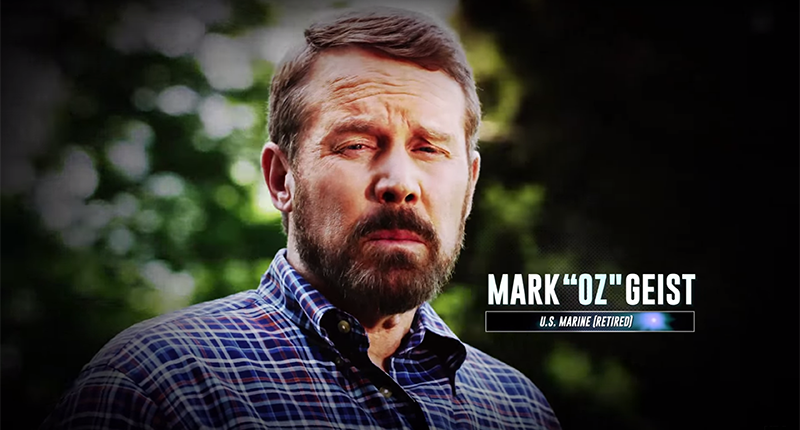 Mark Geist supporting Donald Trump in NRA