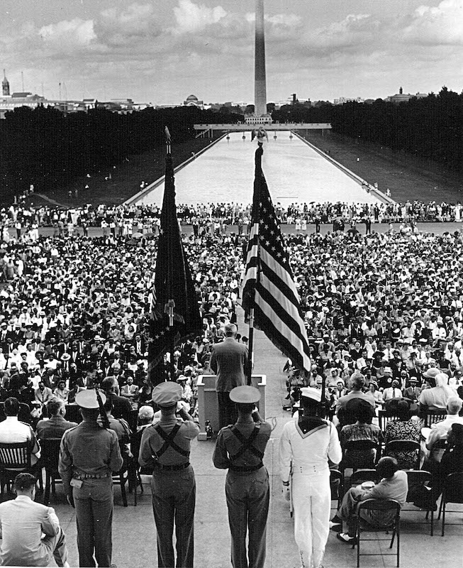 President Harry Truman addresses the NAACP convention