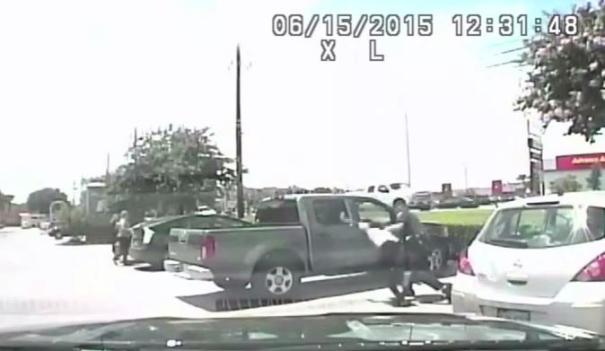 Video shows cop in violent confrontation with motorist