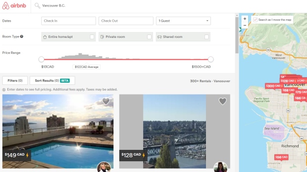 New data released by the City of Vancouver shows up to 5000 short-term rentals in the city offered by companies like Airbnb