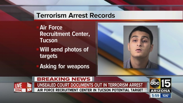 New information reveals Mahin Khan said he supports ISIL and wanted to'target Jews and Marines.                       KNXV