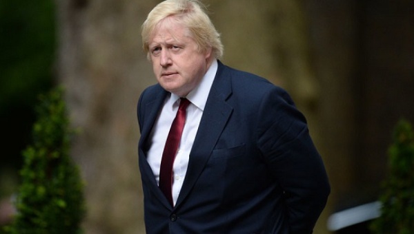 Newly appointed British Foreign Secretary Boris Johnson